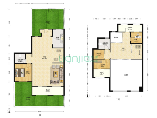 华宇御澜湾二期南区 3室1厅2卫 163平方
