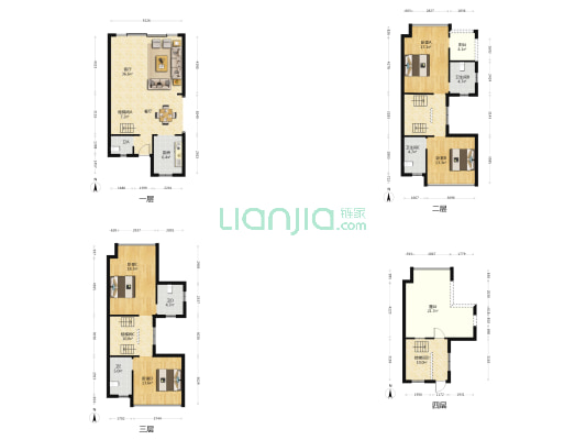 香山名门 4室1厅5卫 169平方