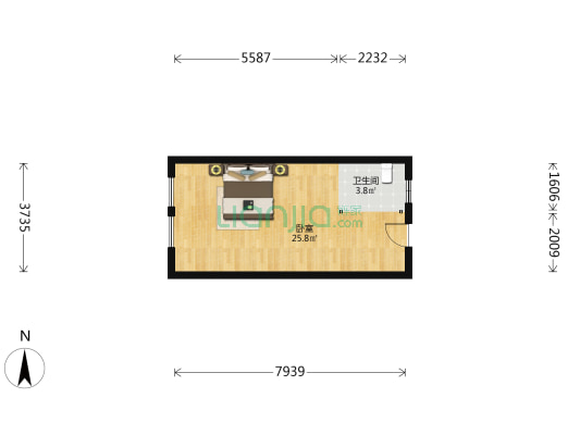 佳俊万家府 1室0厅1卫 41平方