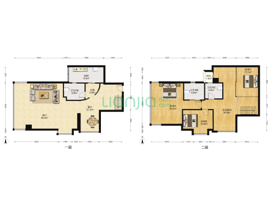嘉富广场 4室2厅3卫 234平方