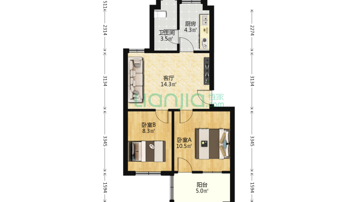 龙柏社区二手房实景图