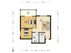 此房，户型好，采光充足，配套设施好，交通便利-涿州军怡公馆户型图