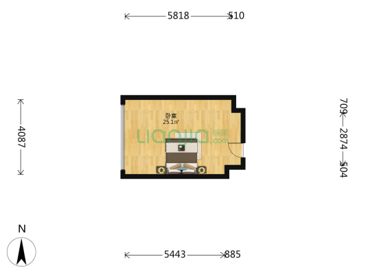 金科天宸十二街区 1室0厅0卫 47平方