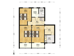 范阳路小3居 交通方便 配套齐全-涿州三五四三社区居民委员会户型图