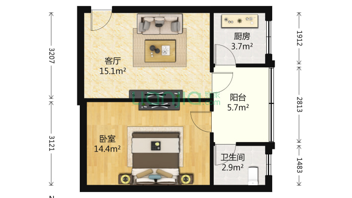 芳草街4号新1号二手房实景图