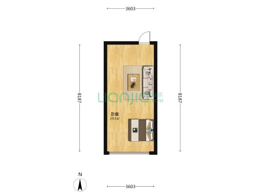 置信银河广场 1室0厅0卫 40平方