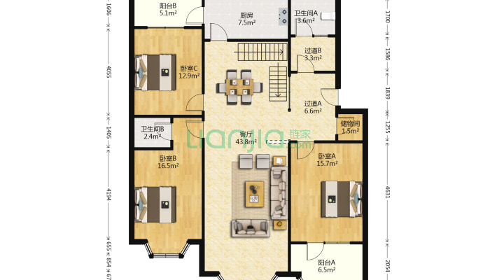 世纪花园二手房实景图