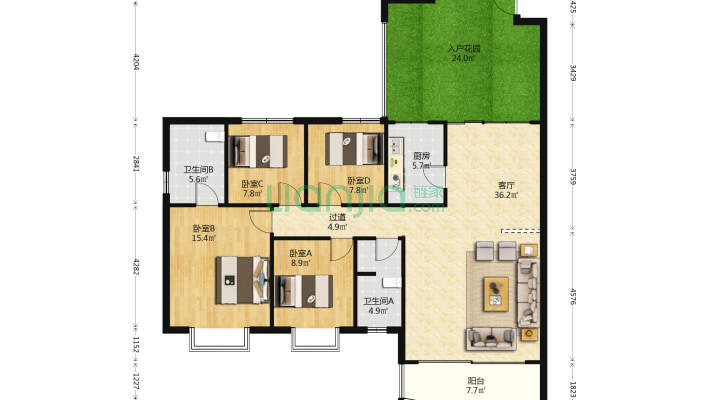 奥克大厦二手房实景图