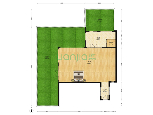 四浩庄9号院 1室0厅0卫 94平方