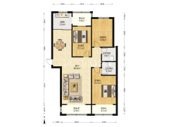 中央城邦3-2-1-2 137.00m² 97 万-驻马店中央城邦户型图