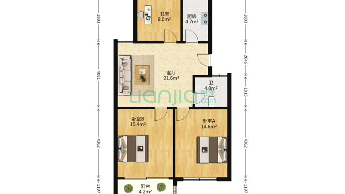 金禾商住楼二手房实景图