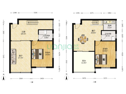 太湖香榭度假村 2室2厅2卫 111平方