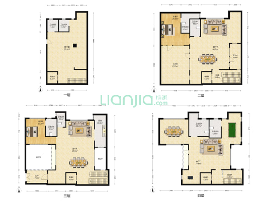 泰禾南京院子 2室3厅8卫 458平方