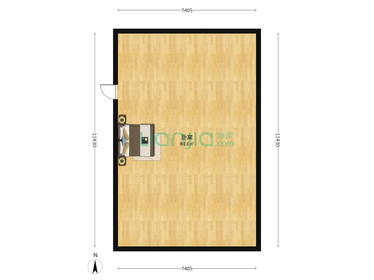 金浦小区二期 1室0厅0卫 77平方