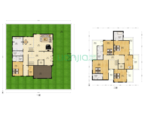 小平岛圣汐湾 6室1厅5卫 373平方