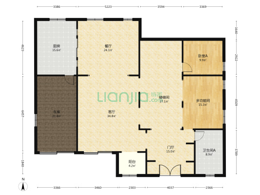 陶园 2室2厅1卫 421平方