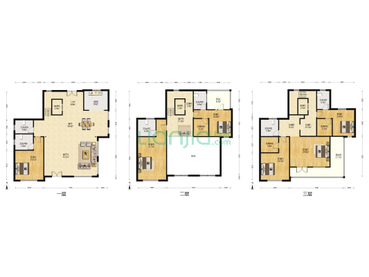 达欣祥河湾 6室3厅6卫 399平方