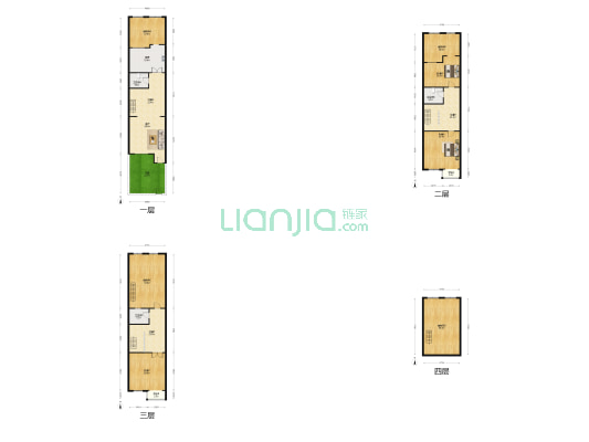 绿泊庭苑 3室1厅3卫 208平方
