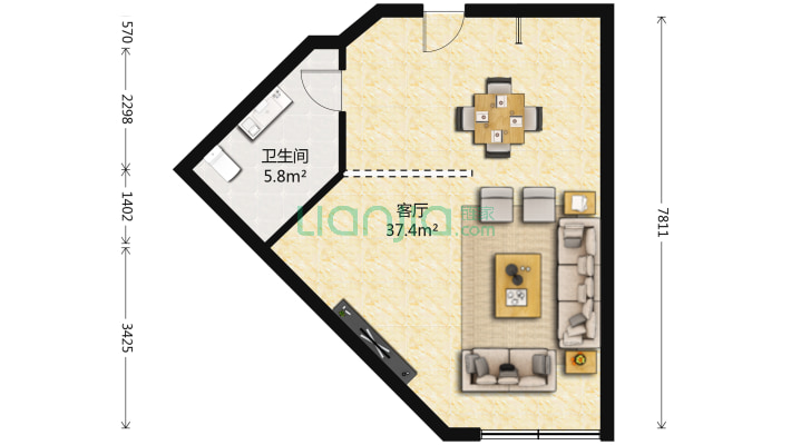 东方百灵（洪城路469号)二手房实景图