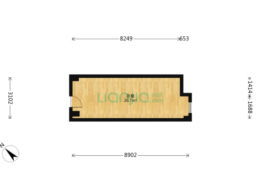 新希望锦悦里 1室0厅0卫 40平方