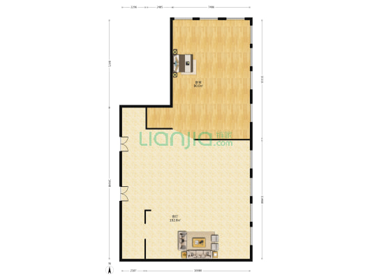 万科新都会 1室1厅0卫 337平方