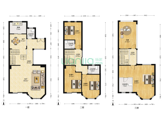 保利城温莎堡 5室2厅4卫 285平方