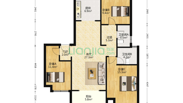 世茂金洲府二手房实景图