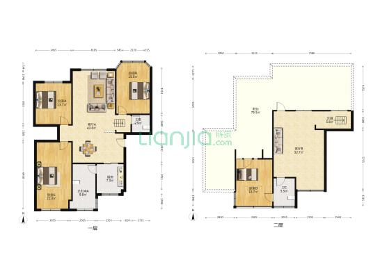 带湖路92号 4室2厅3卫 194平方