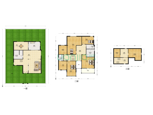 信步华庭 5室2厅4卫 240平方
