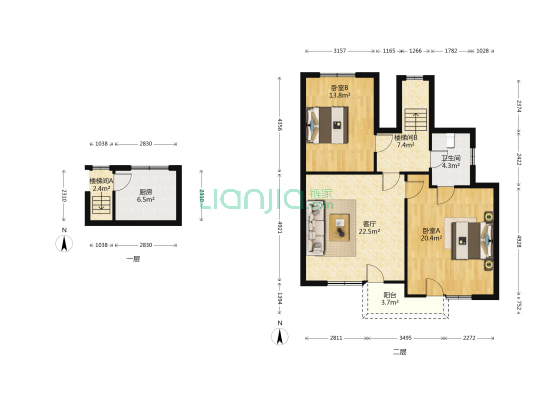 南汇路22弄 2室1厅1卫 101平方