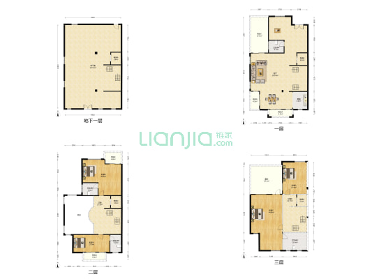 桐庐金色港湾度假村 4室1厅4卫 490平方