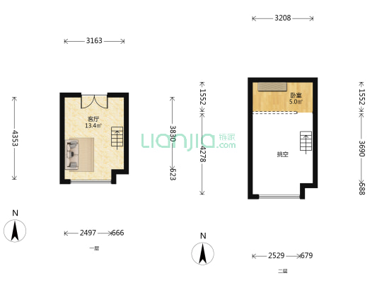 美好云谷路壹号 1室1厅0卫 32平方