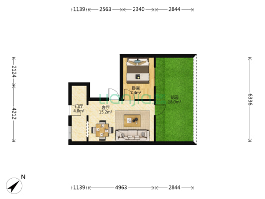 武侯祠横街 1室1厅0卫 31平方