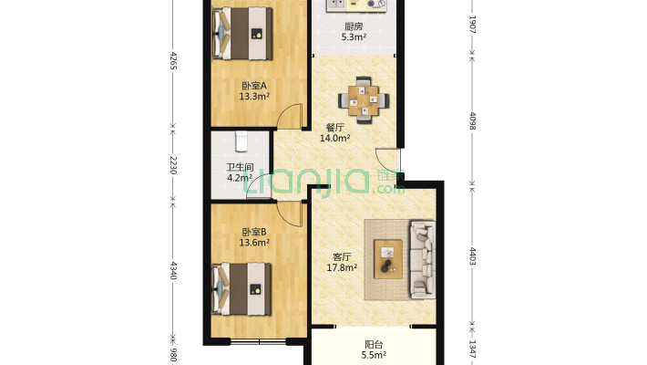 卧虎山花园小区三期二手房实景图
