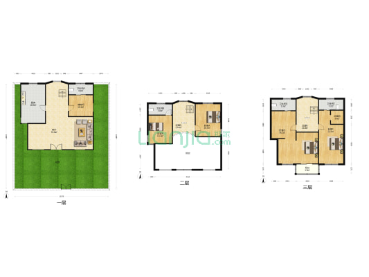 苏州灵岩山庄 4室1厅4卫 196平方