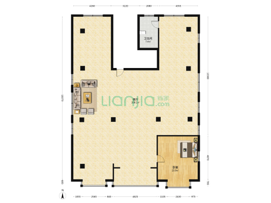 东仁宕村 1室1厅1卫 300平方