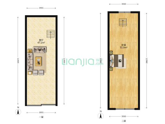五三大道延伸段46号 1室1厅0卫 102平方