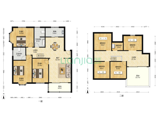 西园·凤兴花园 3室1厅2卫 119平方