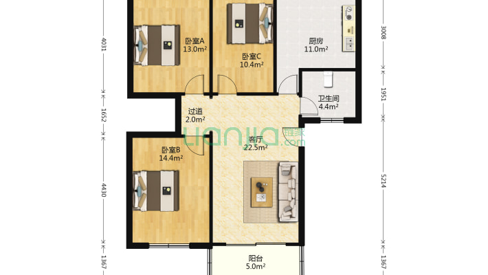 新北路二手房实景图