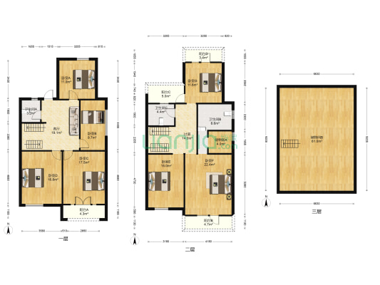 中大剡溪花园 7室1厅3卫 185平方