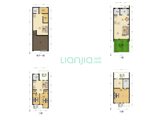 天地美墅 3室4厅4卫 304平方
