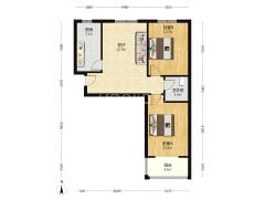 天保郦景精装修两居，南北通透户型-涿州天保郦景户型图