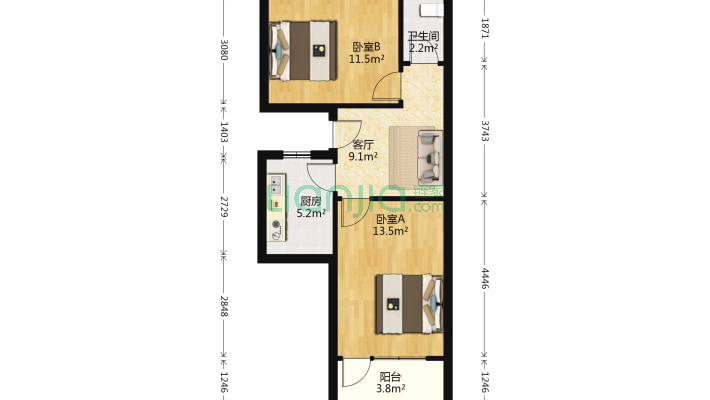 东光路散盘二手房实景图
