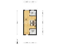 7涿州主干道 70年产权电梯房-涿州名流美域户型图