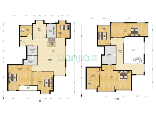 东南嘉一国际 8室2厅3卫 342平方