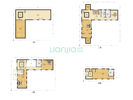 盛和九里香堤一期 3室2厅5卫 296平方