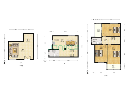 怡和庭院 3室2厅2卫 252平方