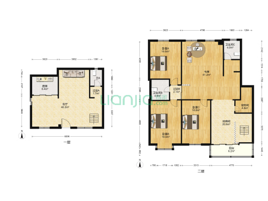 清水湾二期 4室1厅3卫 206平方