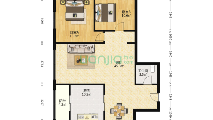 崇山公务员社区二手房实景图