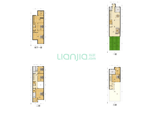 金地自在城十方别墅 9室1厅5卫 261平方